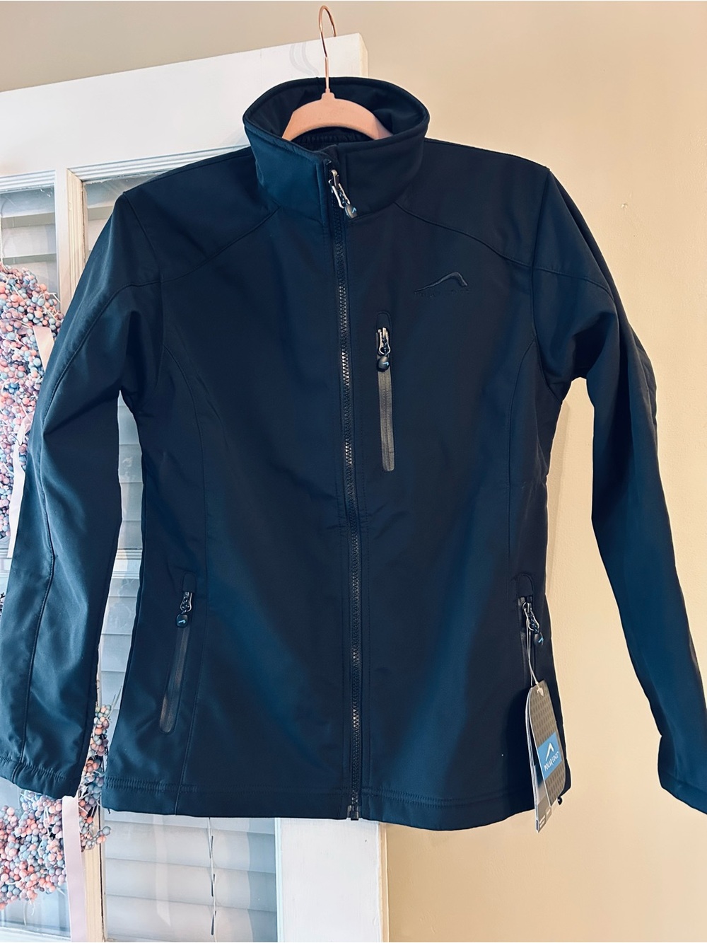 NWT Polar Edge Women's Black Softshell Utility Jacket